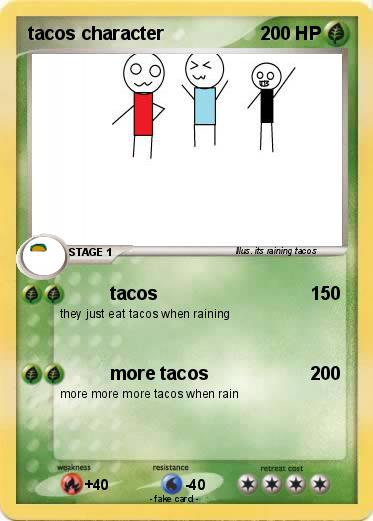 Pokemon tacos character