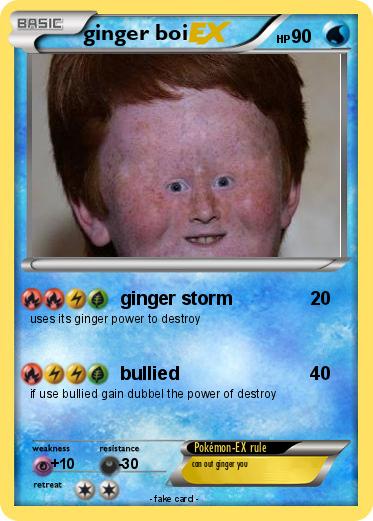 Pokemon ginger boi