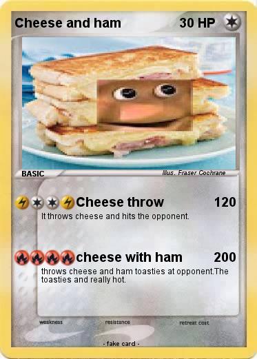 Pokemon Cheese and ham