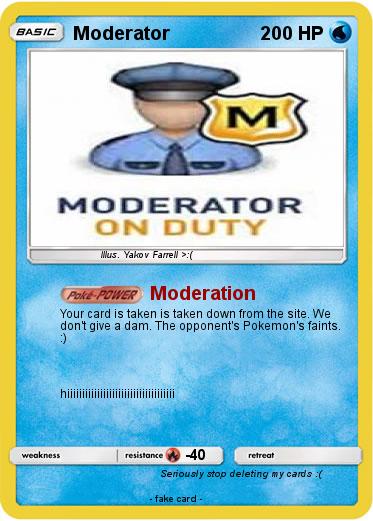 Pokemon Moderator