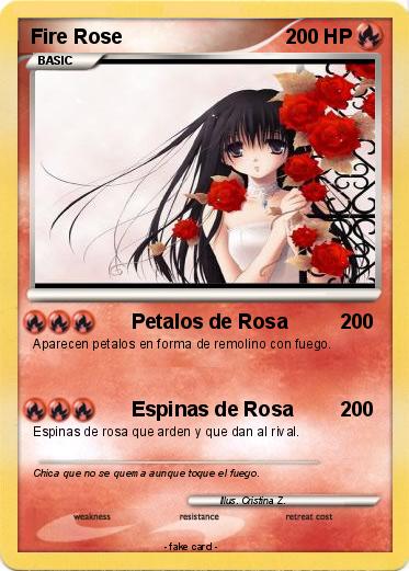 Pokemon Fire Rose