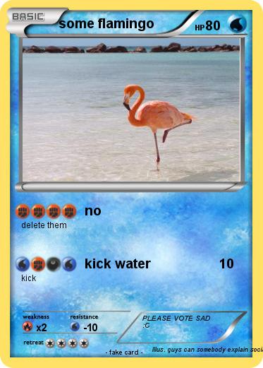 Pokemon some flamingo