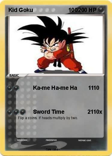 Pokemon Kid Goku                       100