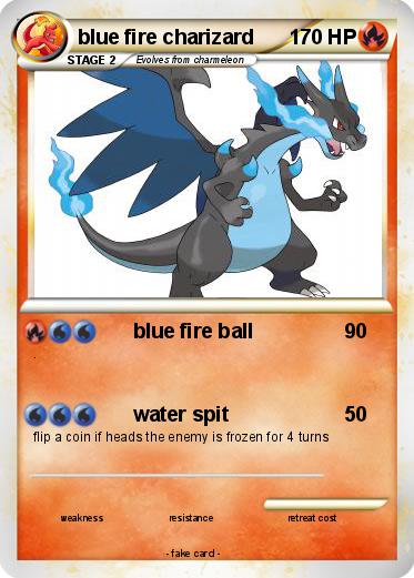 Pokemon blue fire charizard