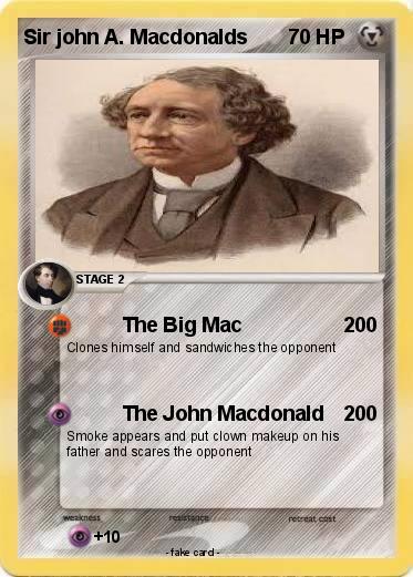 Pokemon Sir john A. Macdonalds