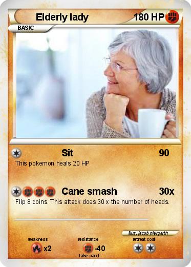 Pokemon Elderly lady