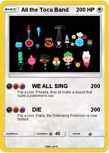 Pokemon All the Toca Band