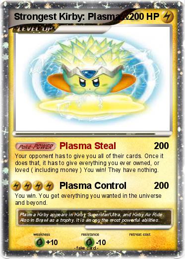 Pokemon Strongest Kirby: Plasma