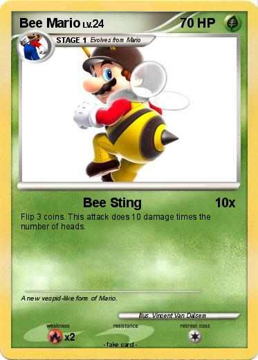 Pokemon Bee Mario