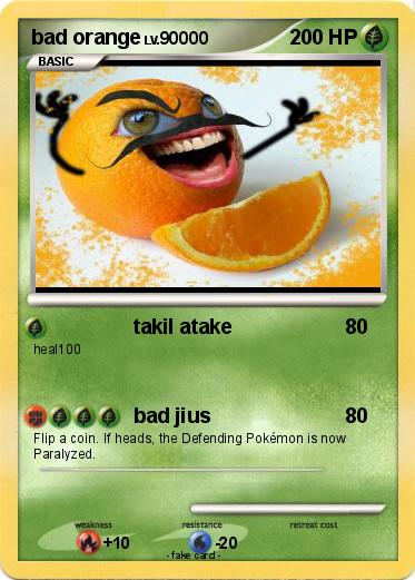 Pokemon bad orange