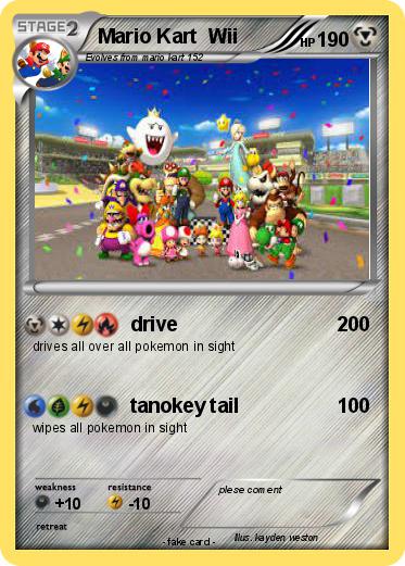 Pokemon Mario Kart  Wii