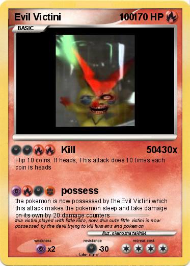 Pokemon Evil Victini                      100