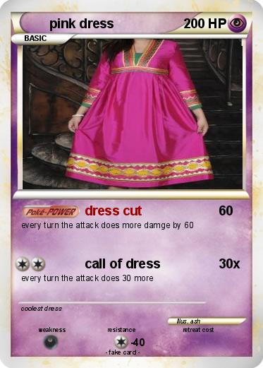 Pokemon pink dress
