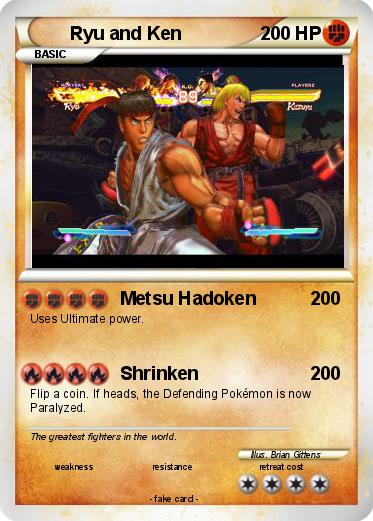 Pokemon Ryu and Ken