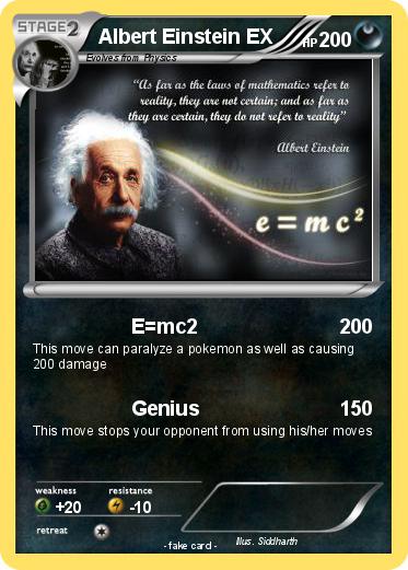Pokemon Albert Einstein EX