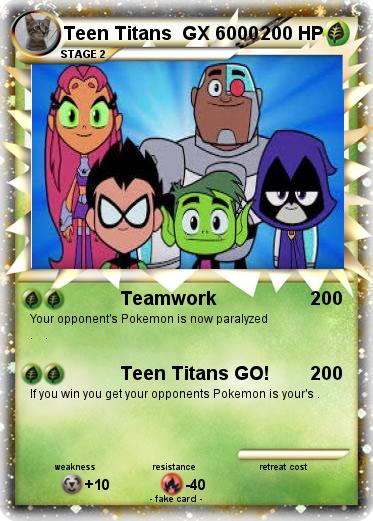 Pokemon Teen Titans  GX 6000