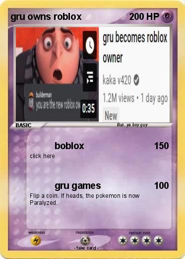 Pokemon gru owns roblox