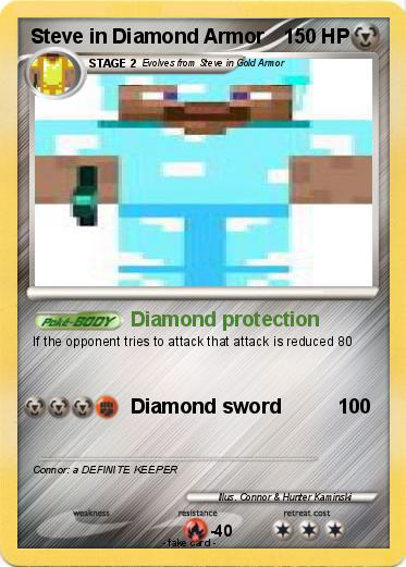 Pokemon Steve in Diamond Armor