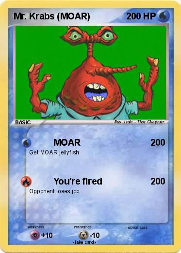 Pokemon Mr. Krabs (MOAR)