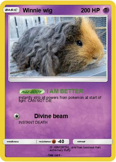 Pokemon Winnie wig