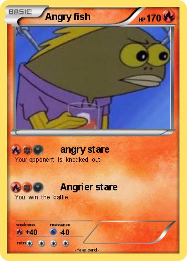 Pokemon Angry fish