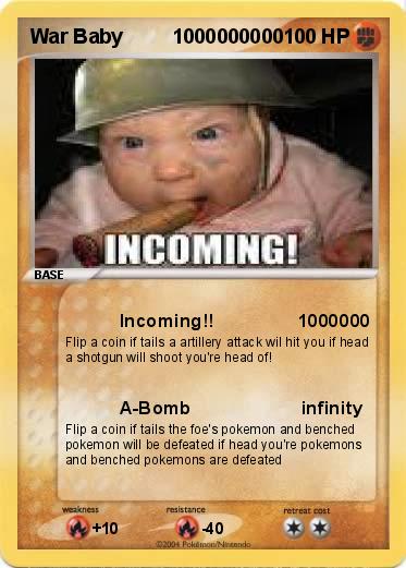 Pokemon War Baby         1000000000