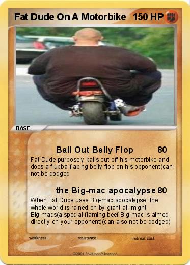 Pokemon Fat Dude On A Motorbike