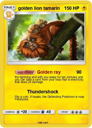 Pokemon golden lion tamarin