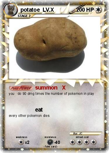 Pokemon potatoe  LV.X