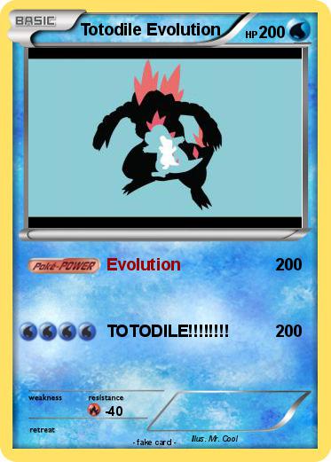 Pokemon Totodile Evolution