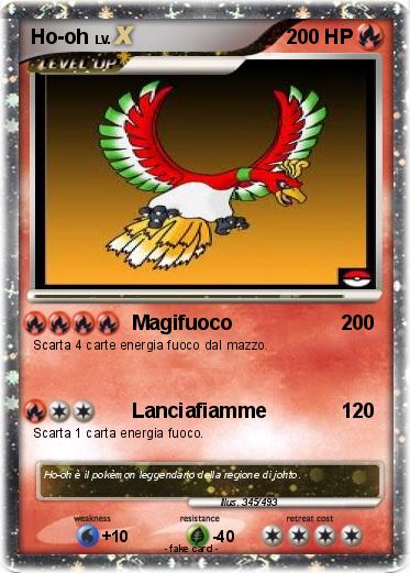 Carta pokemon ho oh