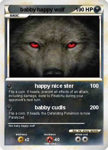 Pokemon babby happy wolf