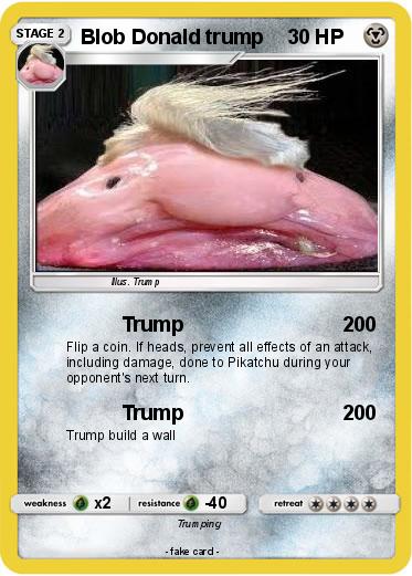 Pokemon Blob Donald trump