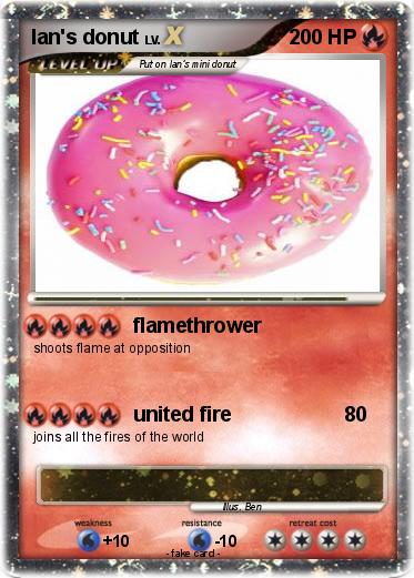 Pokemon Ian's donut