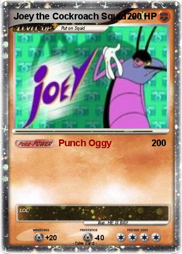 Pokemon Joey the Cockroach Squid