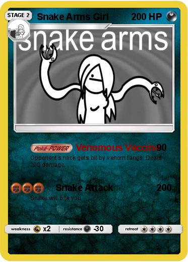 Pokemon Snake Arms Girl