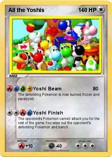 Pokemon All the Yoshis