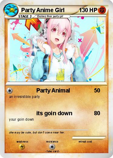 Pokemon Party Anime Girl