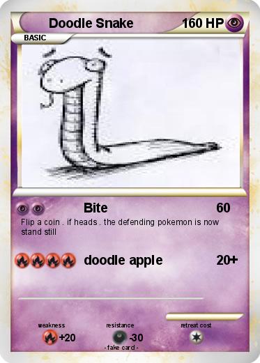 Pokemon Doodle Snake