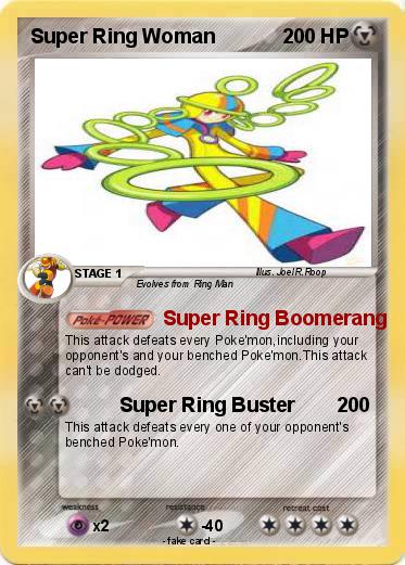 Pokemon Super Ring Woman