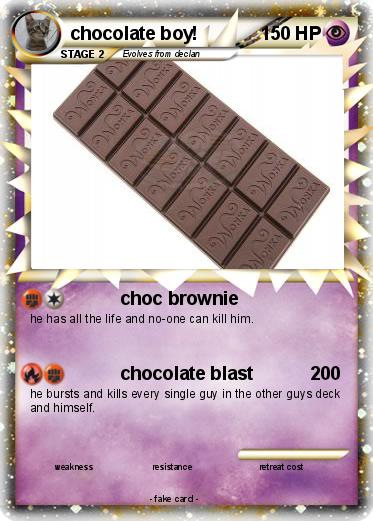 Pokemon chocolate boy!
