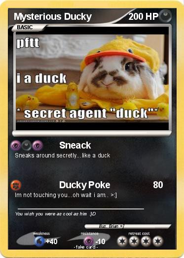 Pokemon Mysterious Ducky