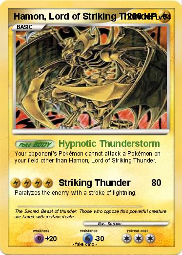 Pokemon Hamon, Lord of Striking Thunder