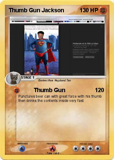 Pokemon Thumb Gun Jackson
