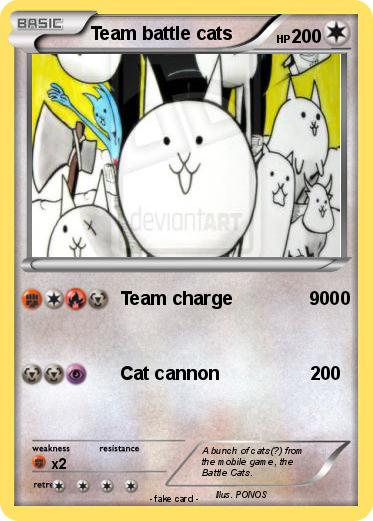 Pokemon Team battle cats