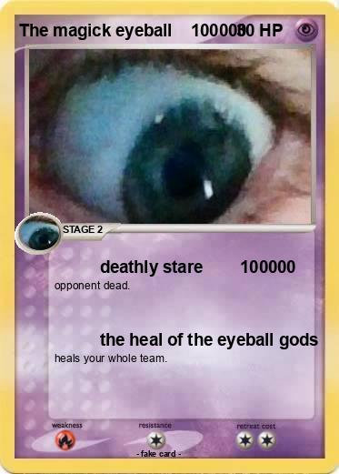 Pokemon The magick eyeball    100000