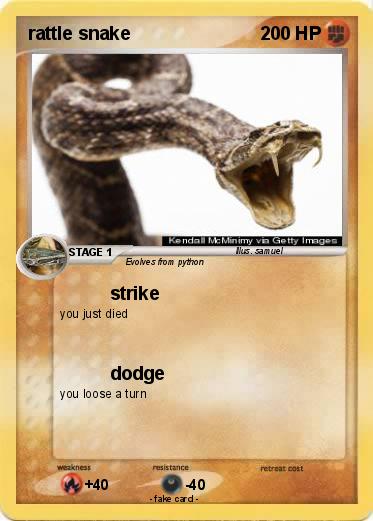 Pokemon rattle snake