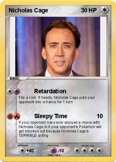 Pokemon Nicholas Cage
