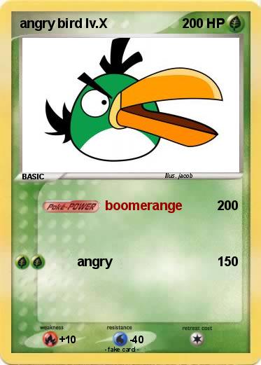 Pokemon angry bird lv.X