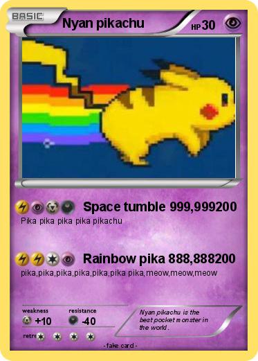 Pokemon Nyan pikachu